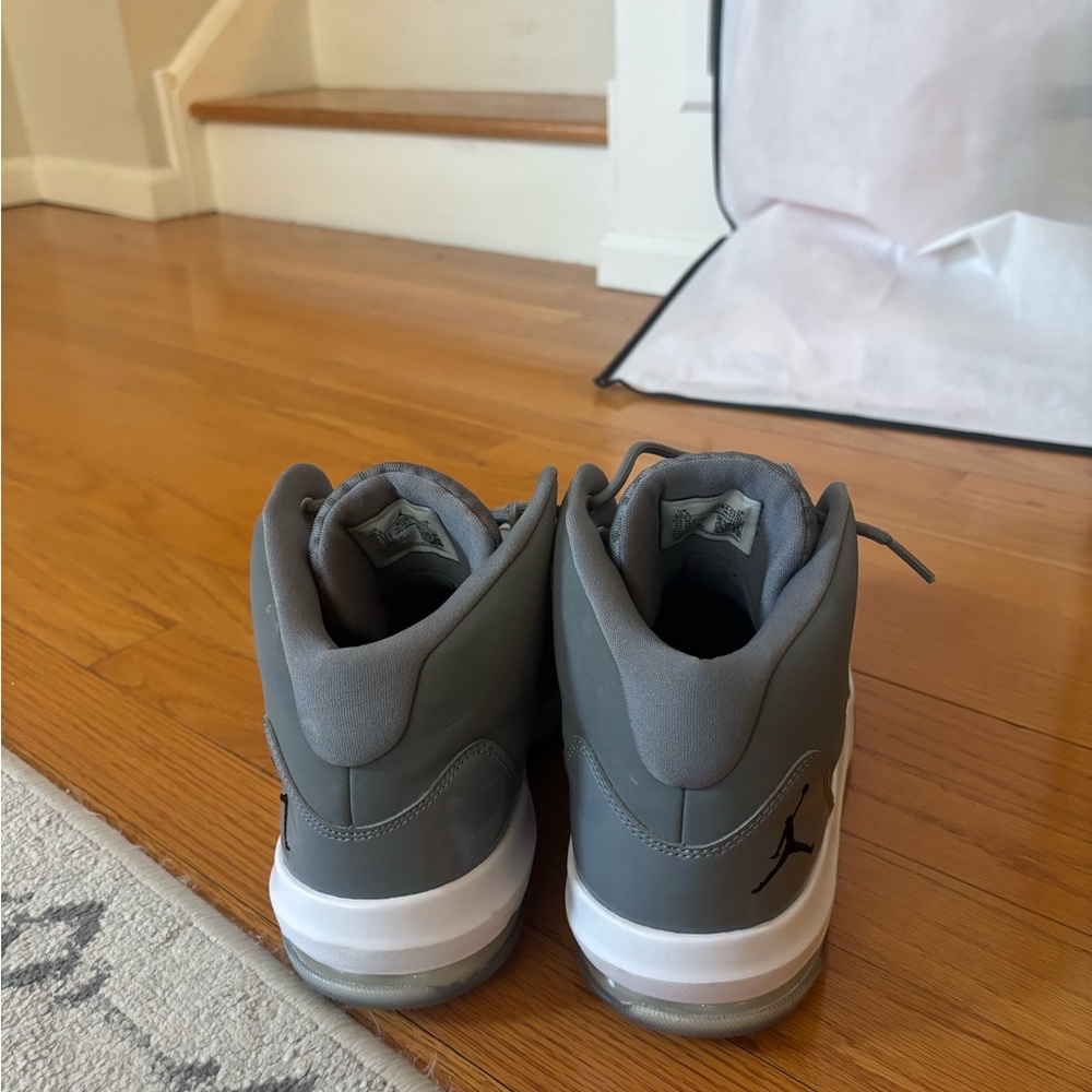 Jordan High-Top Sneakers in Grey and White